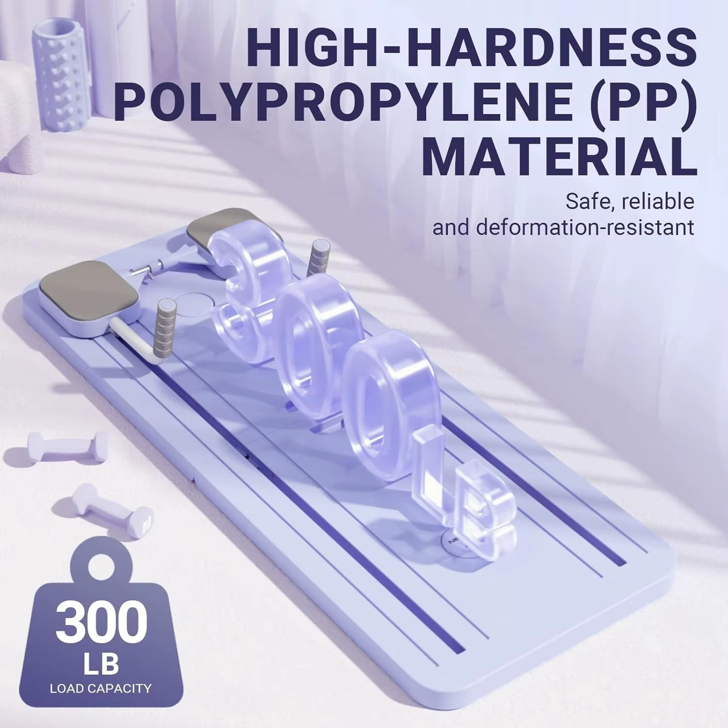 2025 5In1 Multi-Purpose Foldable Pilates Reformer Pilates Board AB Roller Wheel for Home Pilates Sliding Board