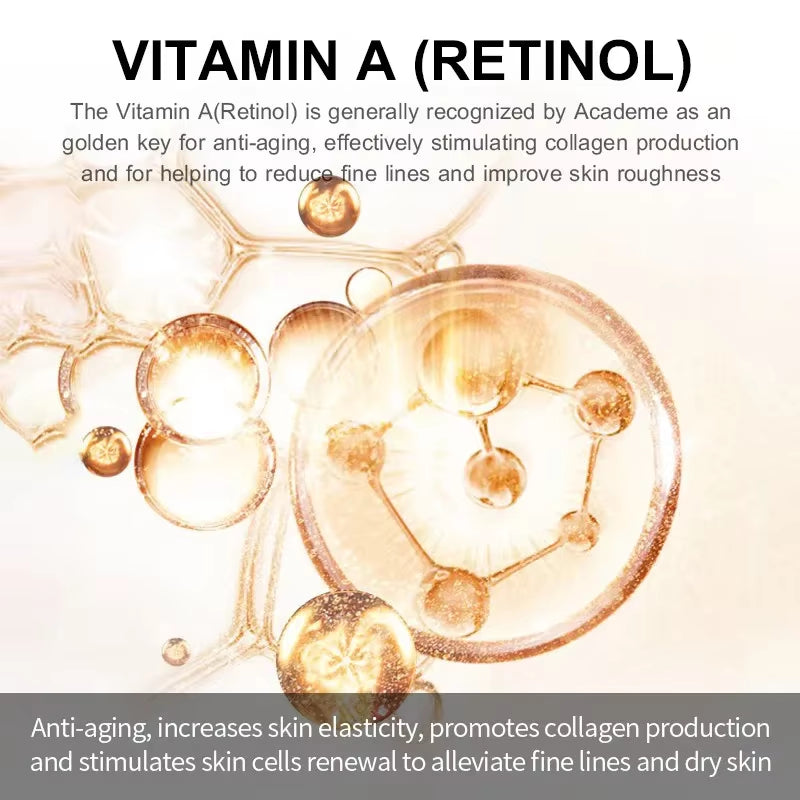 Retinol Facial Cream Firming, Lifting, Anti-Aging Fine Lines, Whitening, Brightening, Moisturizing, Facial Skin Care 20G