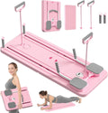 2025 5In1 Multi-Purpose Foldable Pilates Reformer Pilates Board AB Roller Wheel for Home Pilates Sliding Board